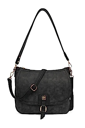 Kadın Siyah Uzun Askılı Omuz Çantası