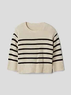 Çok Renkli babyGap 24/7 Split-Hem bisiklet yaka kazak