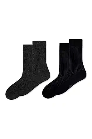 Erkek 2'li Çizgi Desen Bambu Çorap